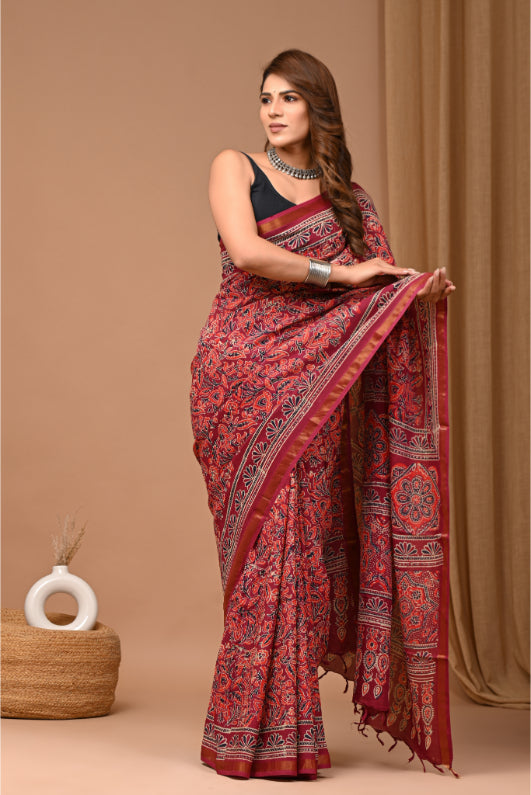 Intricate Assam Saree Designs In Silk