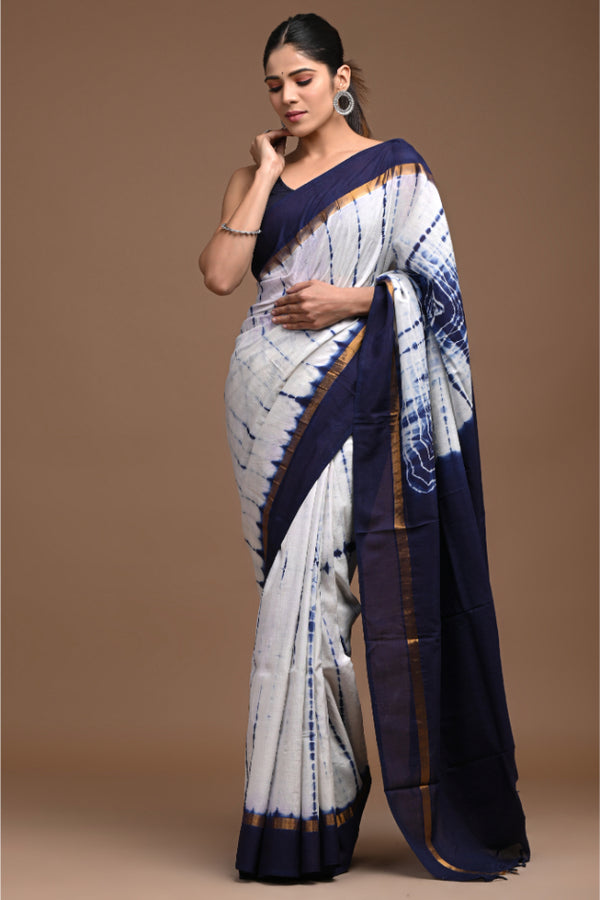 Assam Silk Fashion Prints Tie N Dye Saree