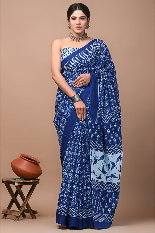 Exclusive Cotton Mulmul Sarees as Signature Styles