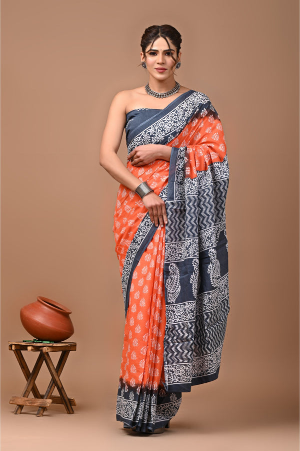 Trendsetting Mulmul Sarees for Fashion Forward Look