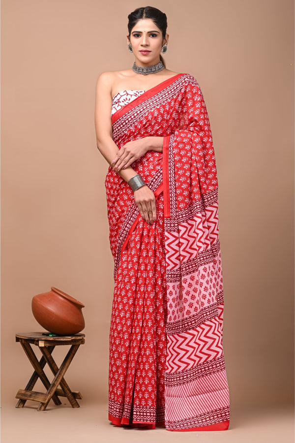 Affordable Cotton Sarees with Stylish Designs