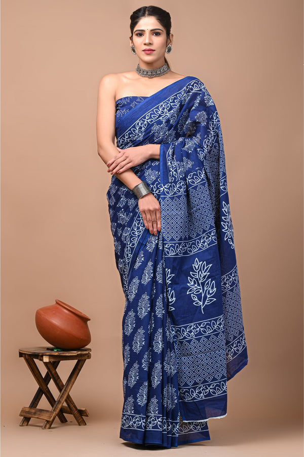 Designer Mulmul Sarees Showcasing Artisanal Craftsmanship