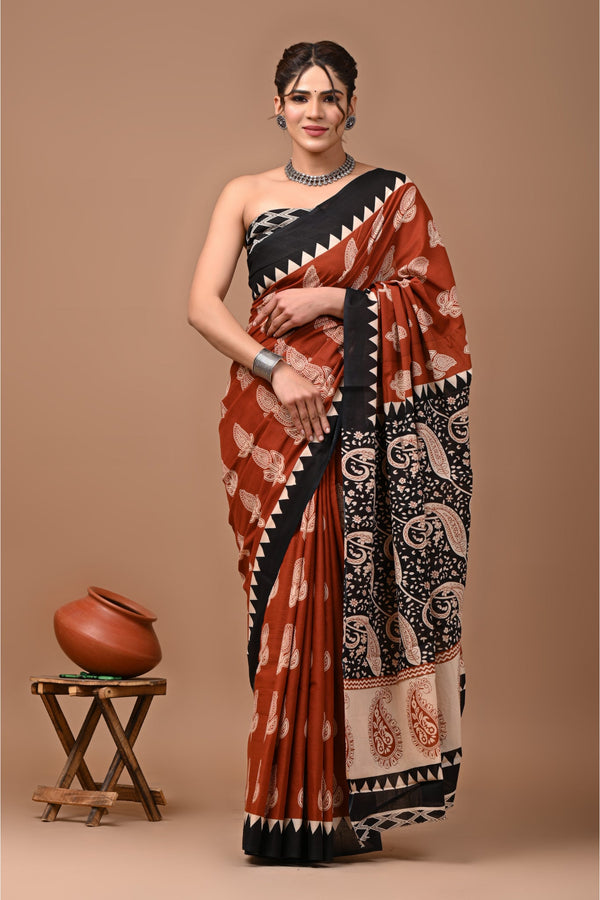 Opulent Cotton Mulmul Sarees as Luxe Edition