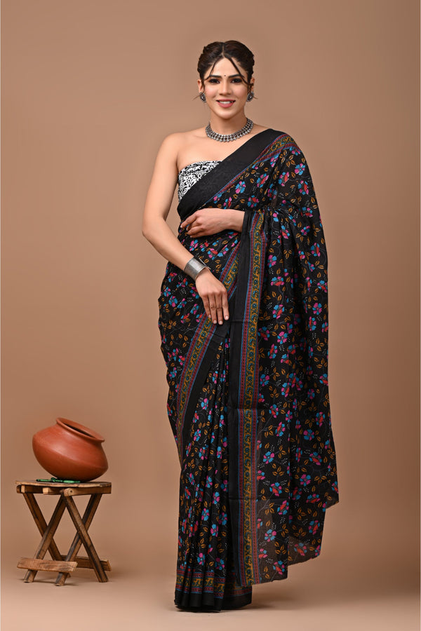 Ethnic Elegance Reflecting in Mulmul Sarees India