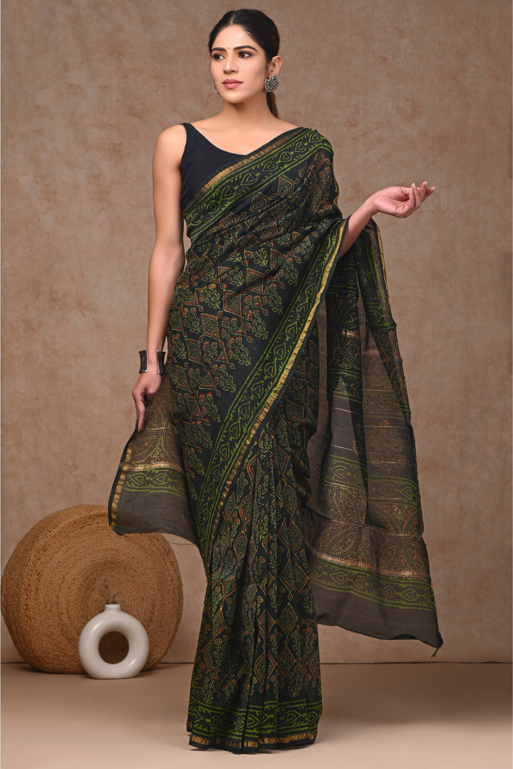 Designer Creations: Chanderi Silk Sarees Designed for Fashionistas