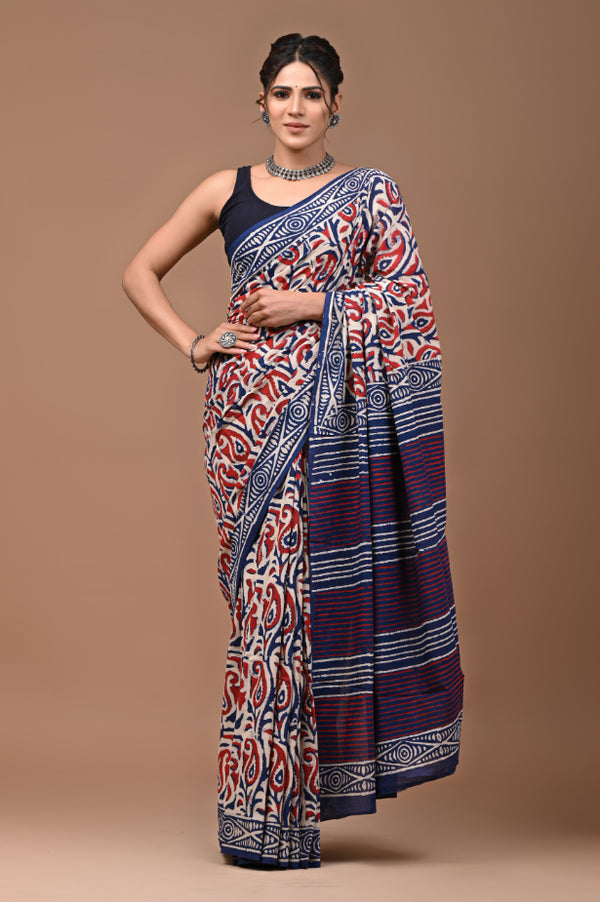 Dark Fantasy: Malmal Cotton Sari Collection