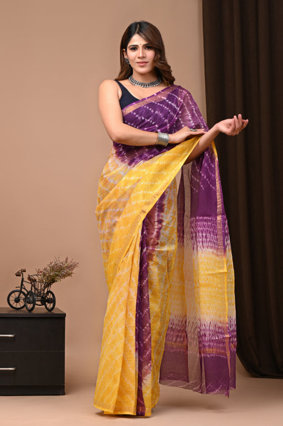 Kota Doria: Multicolor Lahriya sarees