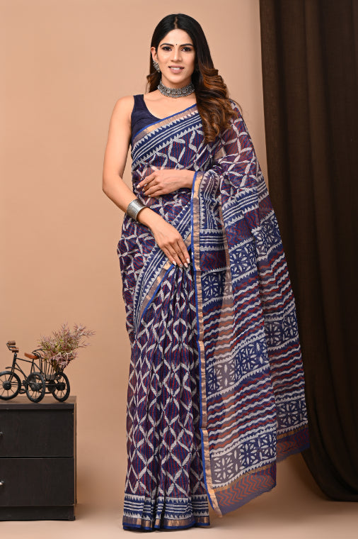 Kota Doria: Handwoven Cotton Sari