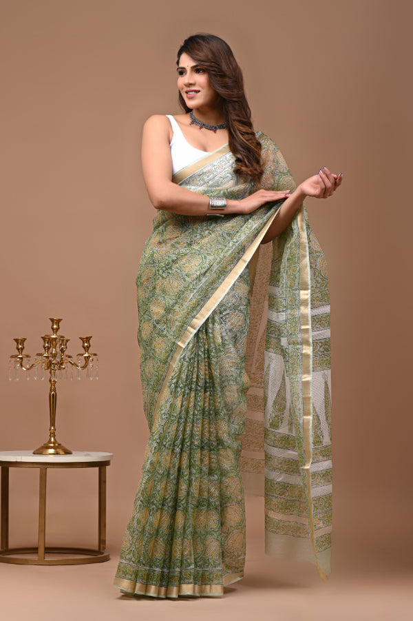 Kota Silk: Graceful Kota Sari Design