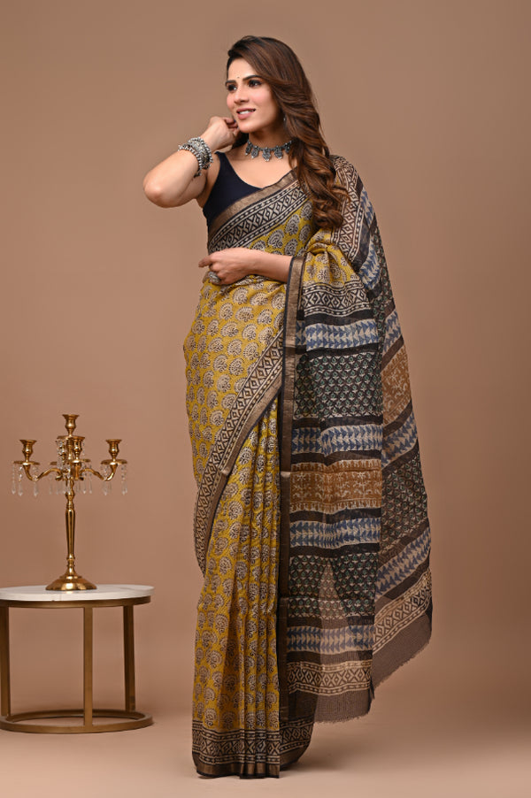 Kota Silk: Exclusive Print Saree