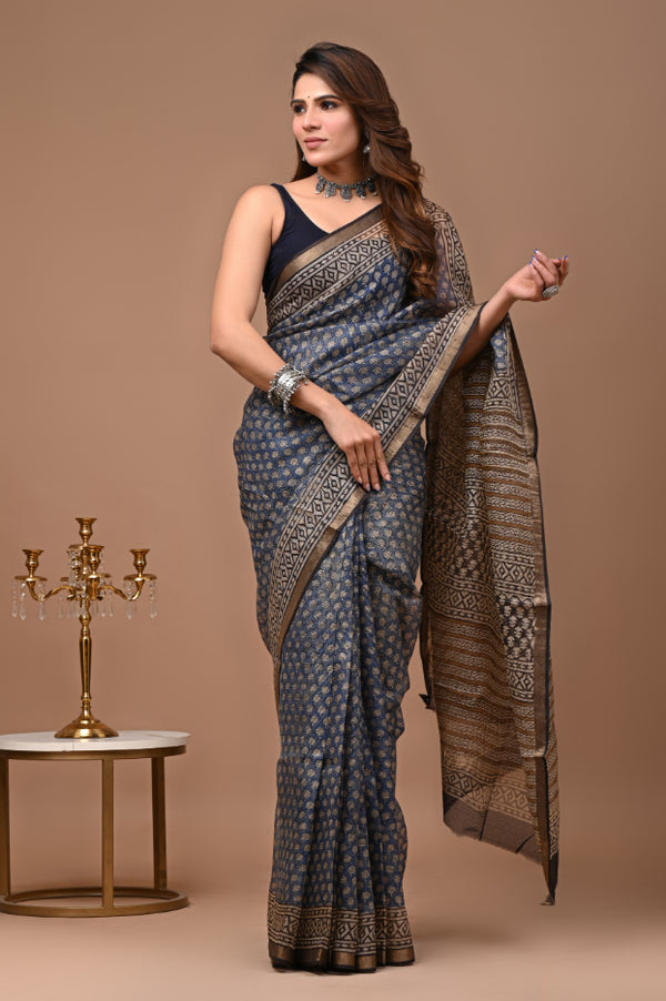 Kota Silk: Ethnic Kota Doria Saree