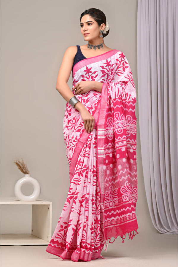 Traditional handcrafted Indian saree